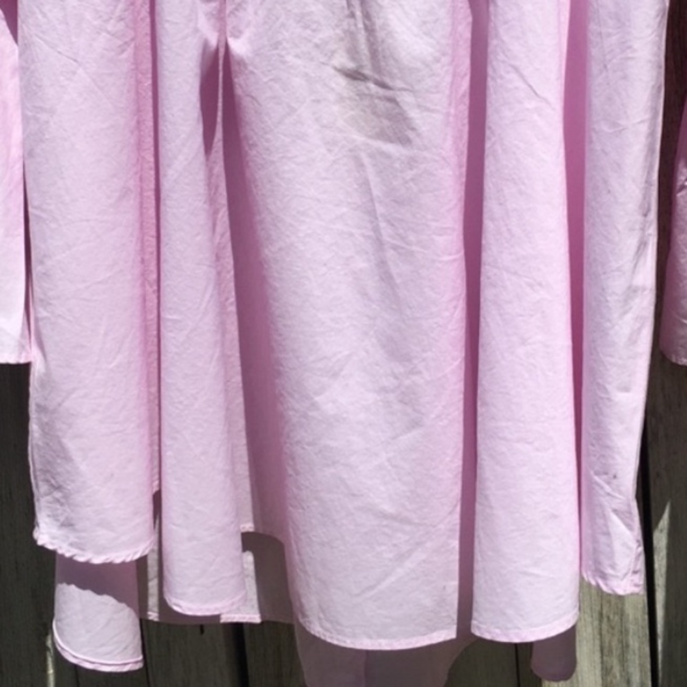 NWT Forever 21 Off Shoulder Top Cotton Pink S - Picture 11 of 13